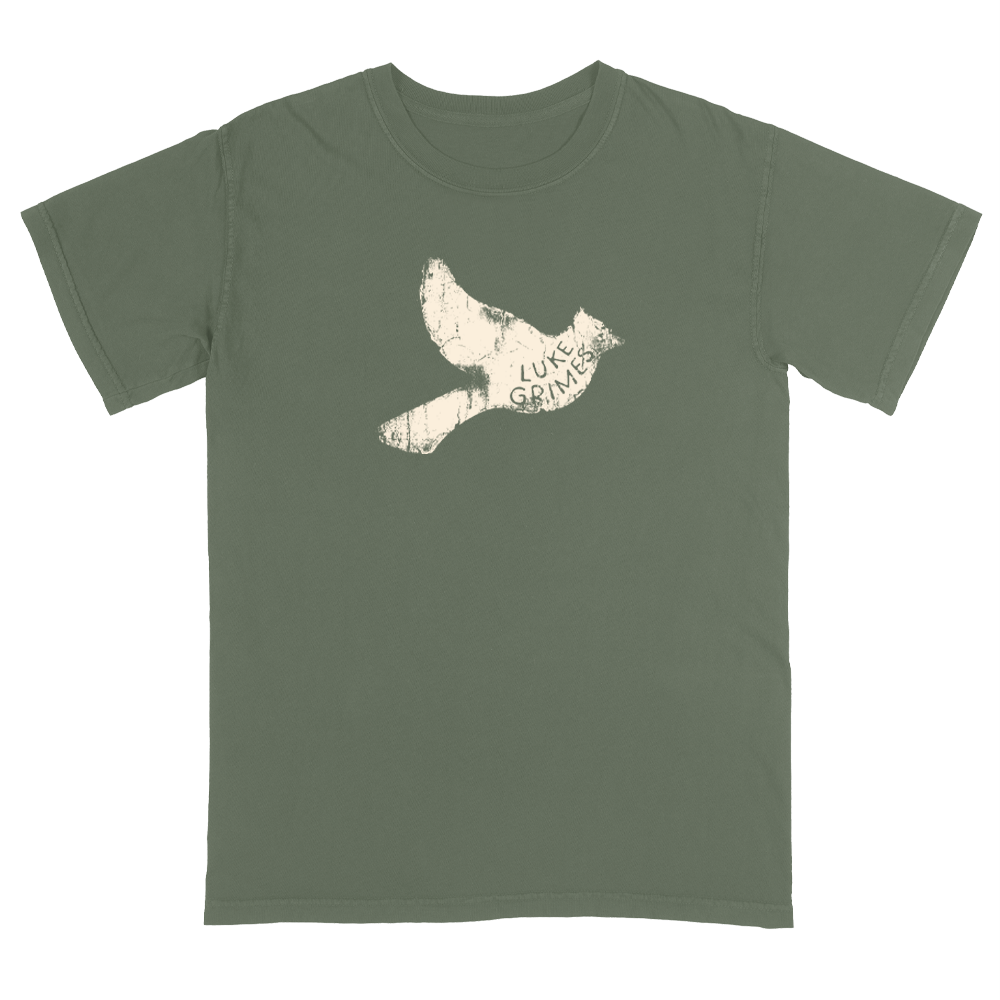 Red Bird Tee - Moss Front