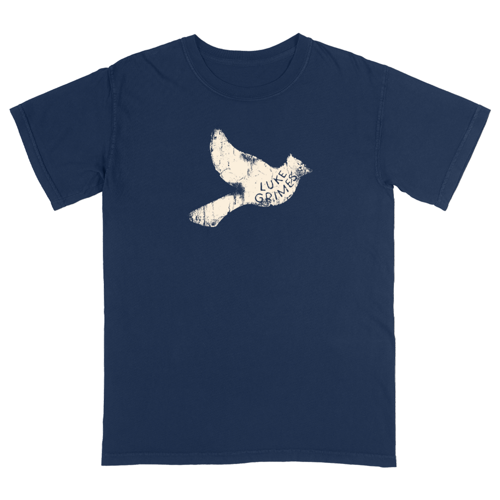 Red Bird Tee - Navy Front