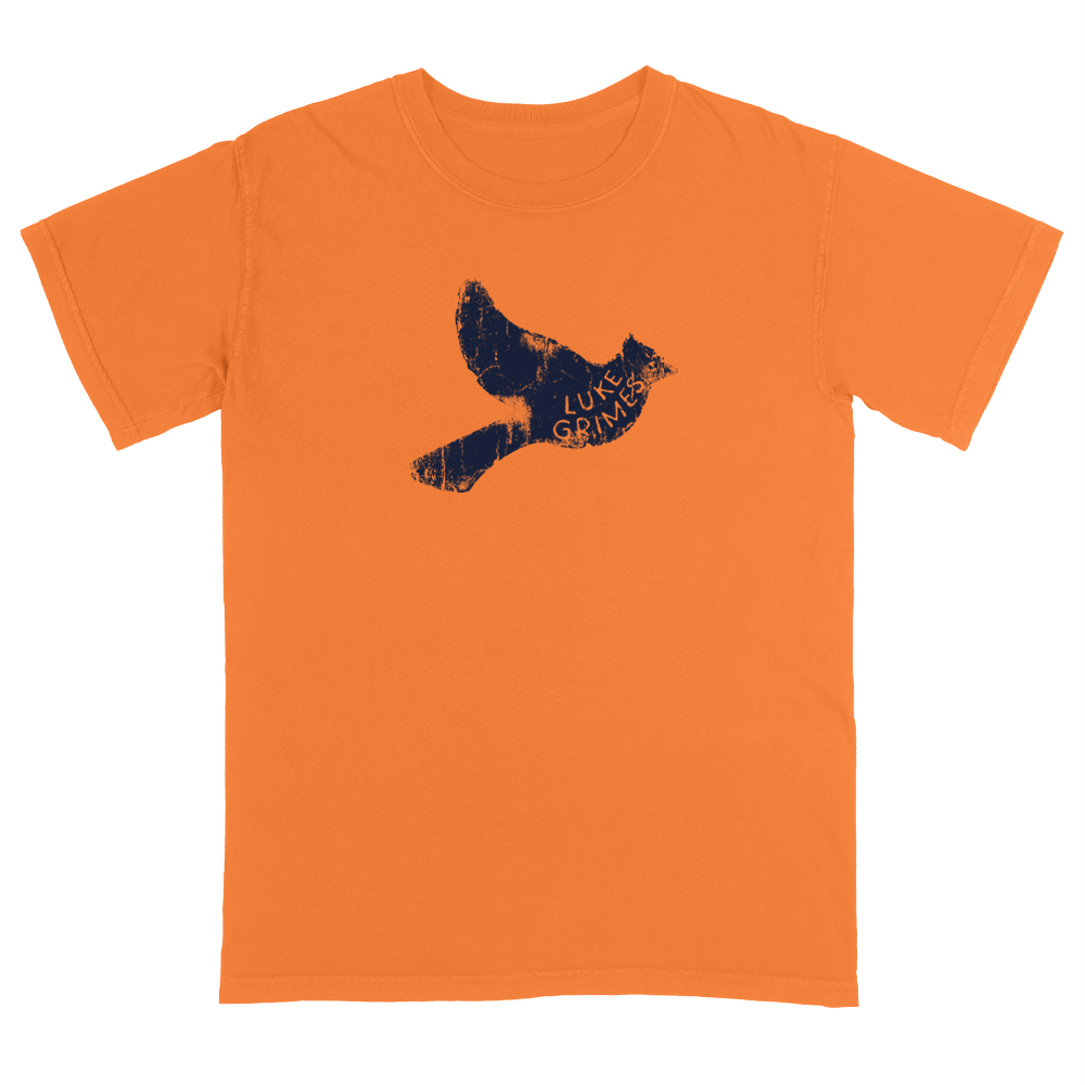 Red Bird Tee - Burnt Orange Front