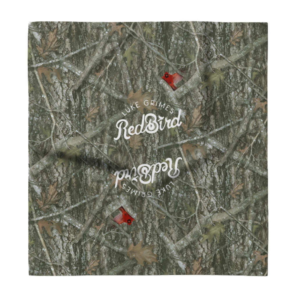 Red Bird Camo Bandana